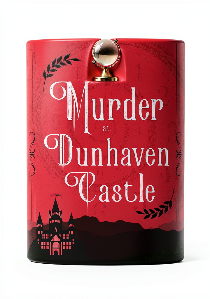 Reader enjoying the Scottish mystery on a Kindle device
